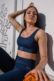  sets tops women tights shorts australia gym clothes workout best activewear#colour_navy-blue